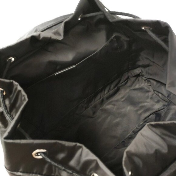 Auth GUCCI GG 510343 Black Nylon Leather Backpack - Picture 7 of 9